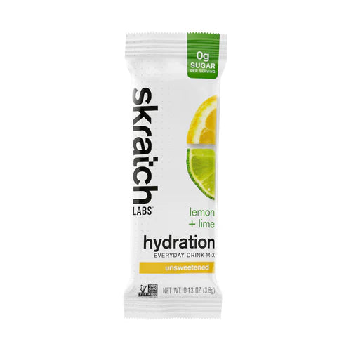 Skratch ZERO SUGAR Hydration Drink Mix Packets - Electrolyte Powder for Runners, Cyclists & Athletes - Perfect for Workouts, Hiking & Outdoor Activities