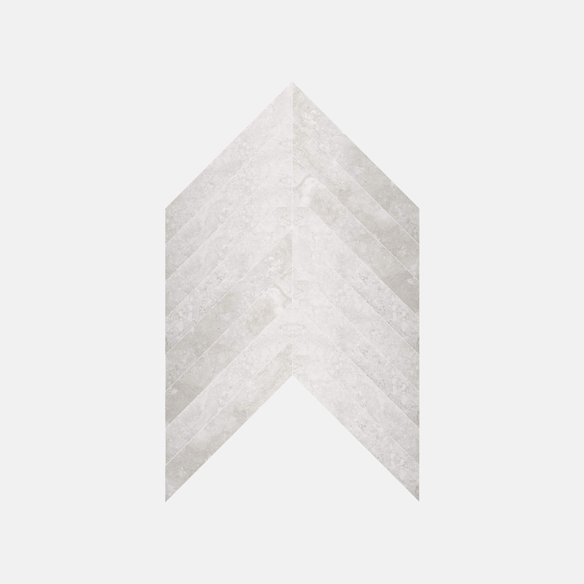 Marble Stario Chevron 75x525 A Honed Bianco Tile - Premium Natural Stone Flooring for Kitchen, Bathroom & Living Room Decoration