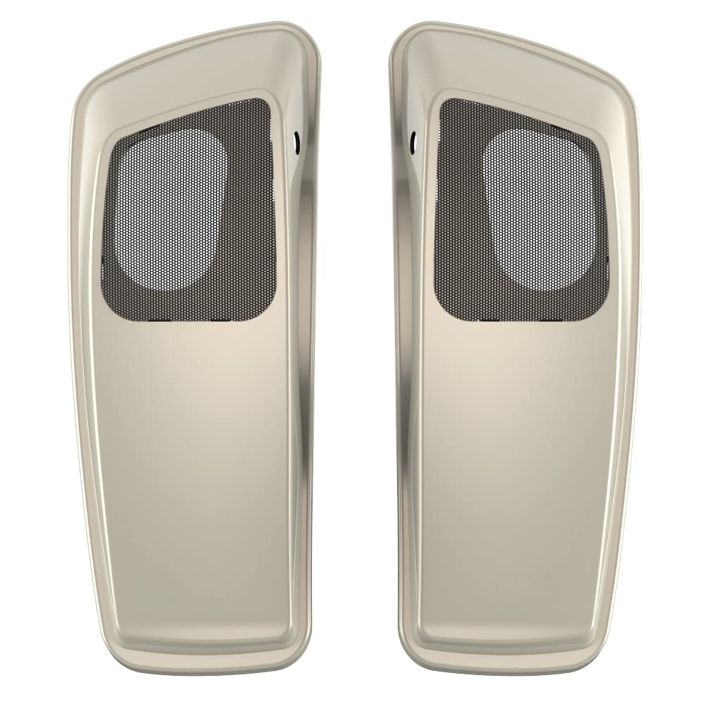 Color Matched 6X9 Saddlebag Speaker Lids for 2014+ Harley Davidson Touring Bikes - Perfect for Road Trips & Custom Audio Upgrades