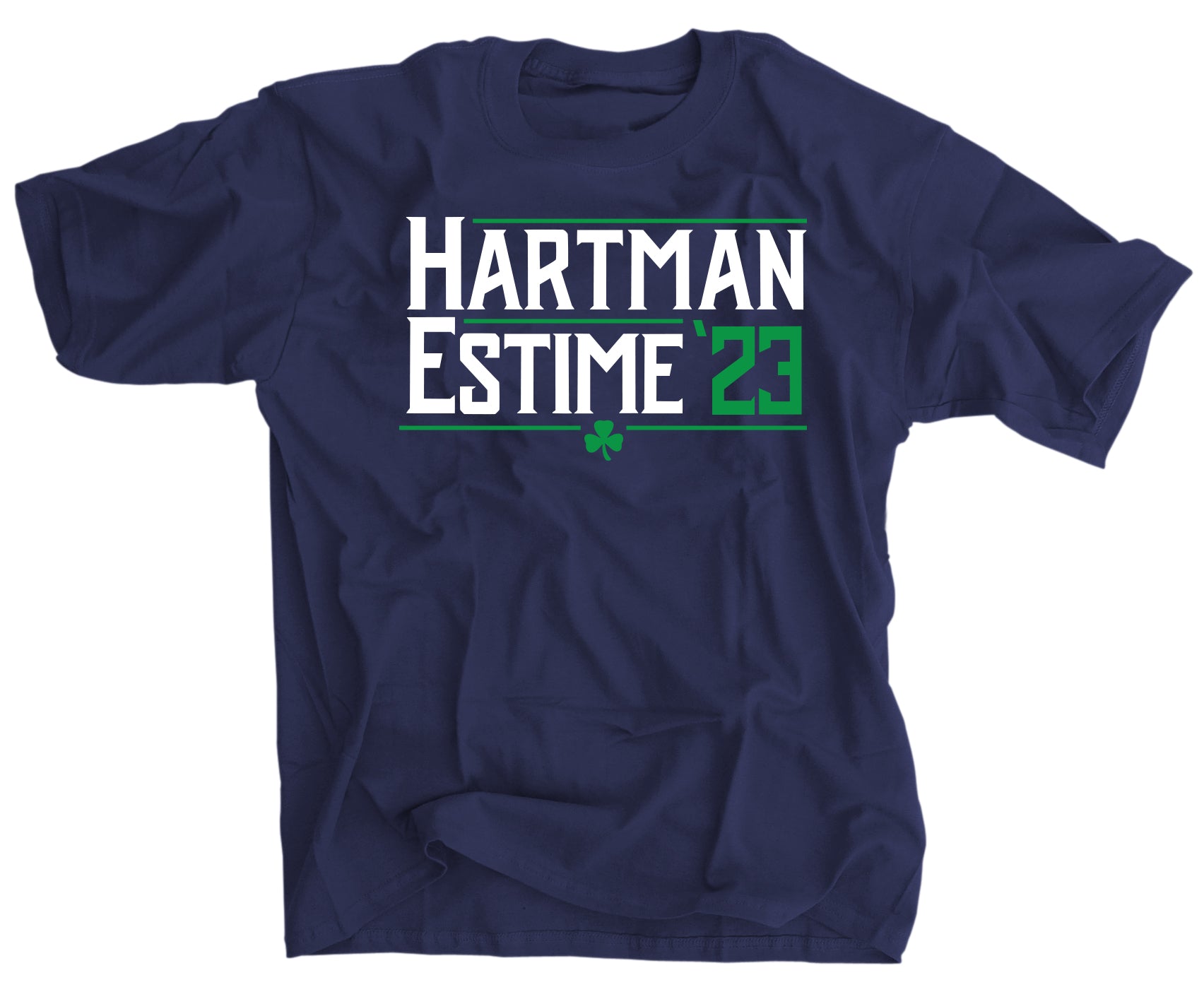 Hartman Estime 2023 Notre Dame Fighting Irish Fan T-Shirt for Men & Women - S to 5XL - Game Day, Tailgating & College Spirit Wear
