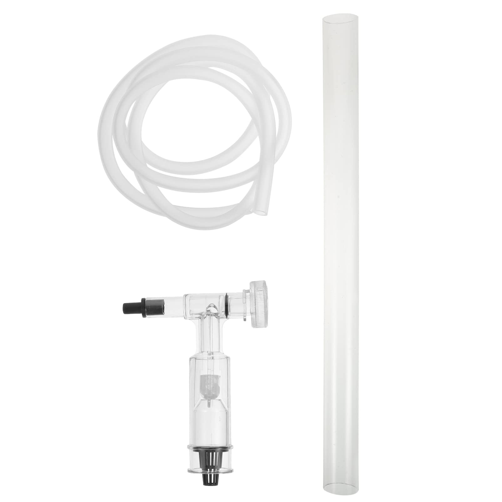 POPETPOP Handheld Aquarium Vacuum Cleaner - Gravel Cleaner & Water Changer for Fish Tanks