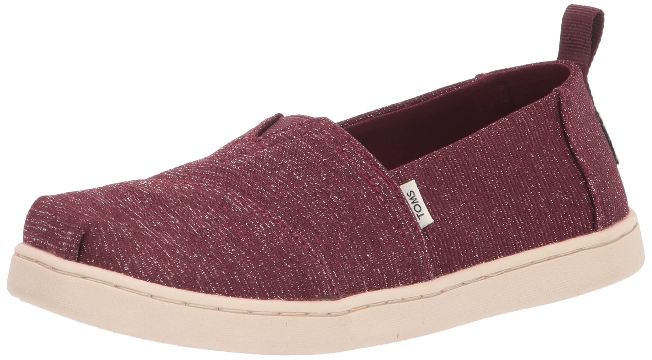 TOMS Alpargata Sneaker for Women - Comfortable Slip-On Espadrille Shoes in Burgundy | Casual Walking, Travel & Everyday Wear