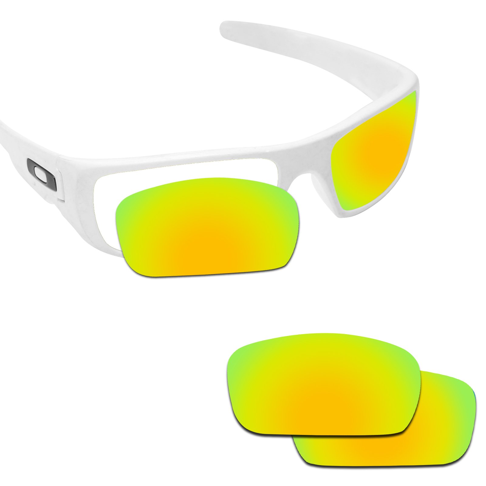 Oakley Crankshaft Replacement Lenses - Polarized Sunglass Lens Set for Sports & Outdoor Activities - Cycling, Running, Hiking & Driving Accessories