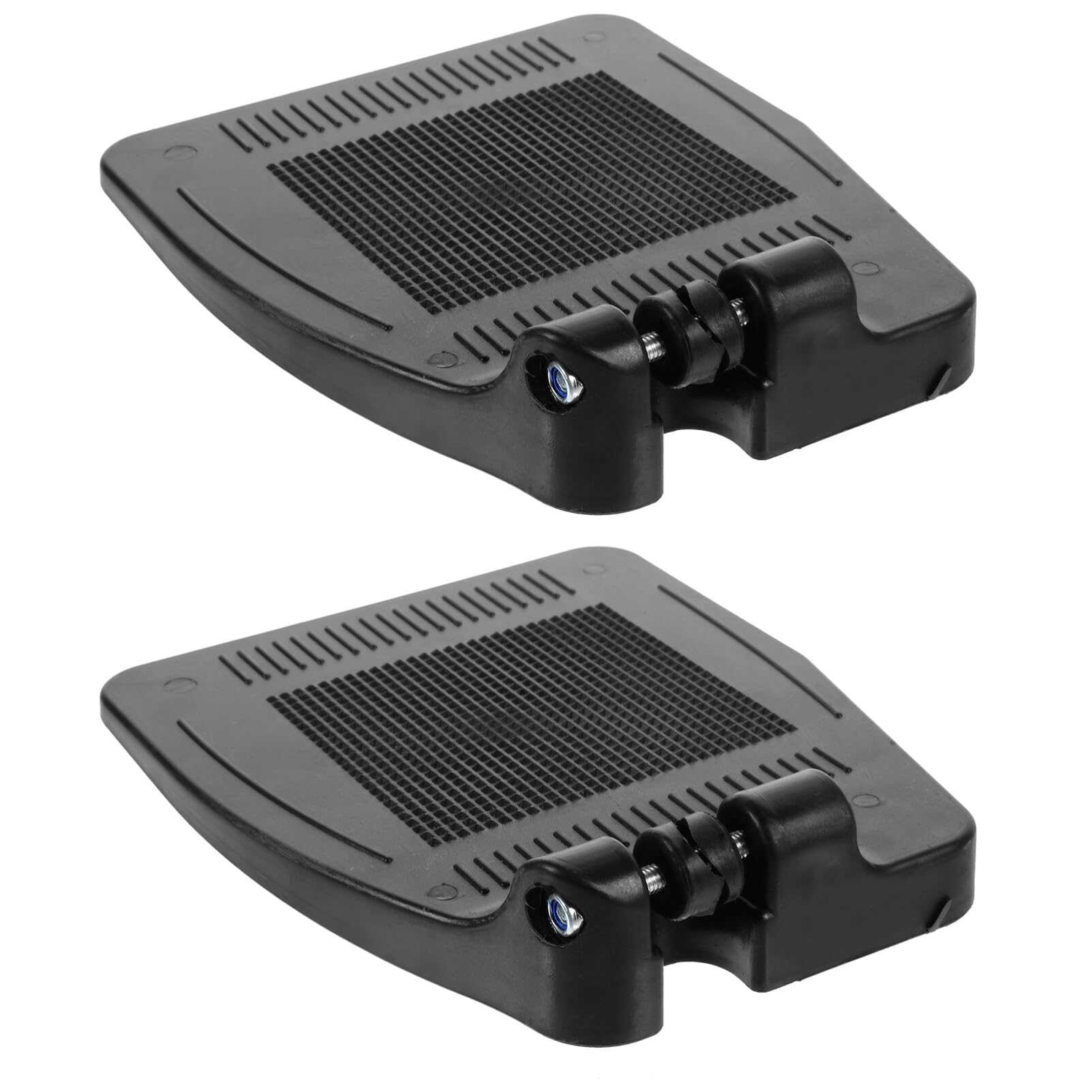 1 Pair Universal Wheelchair Plastic Pedals - Stable Footplates & Leg Rests for Enhanced Mobility & Comfort | Ideal for Home, Hospital & Outdoor Use