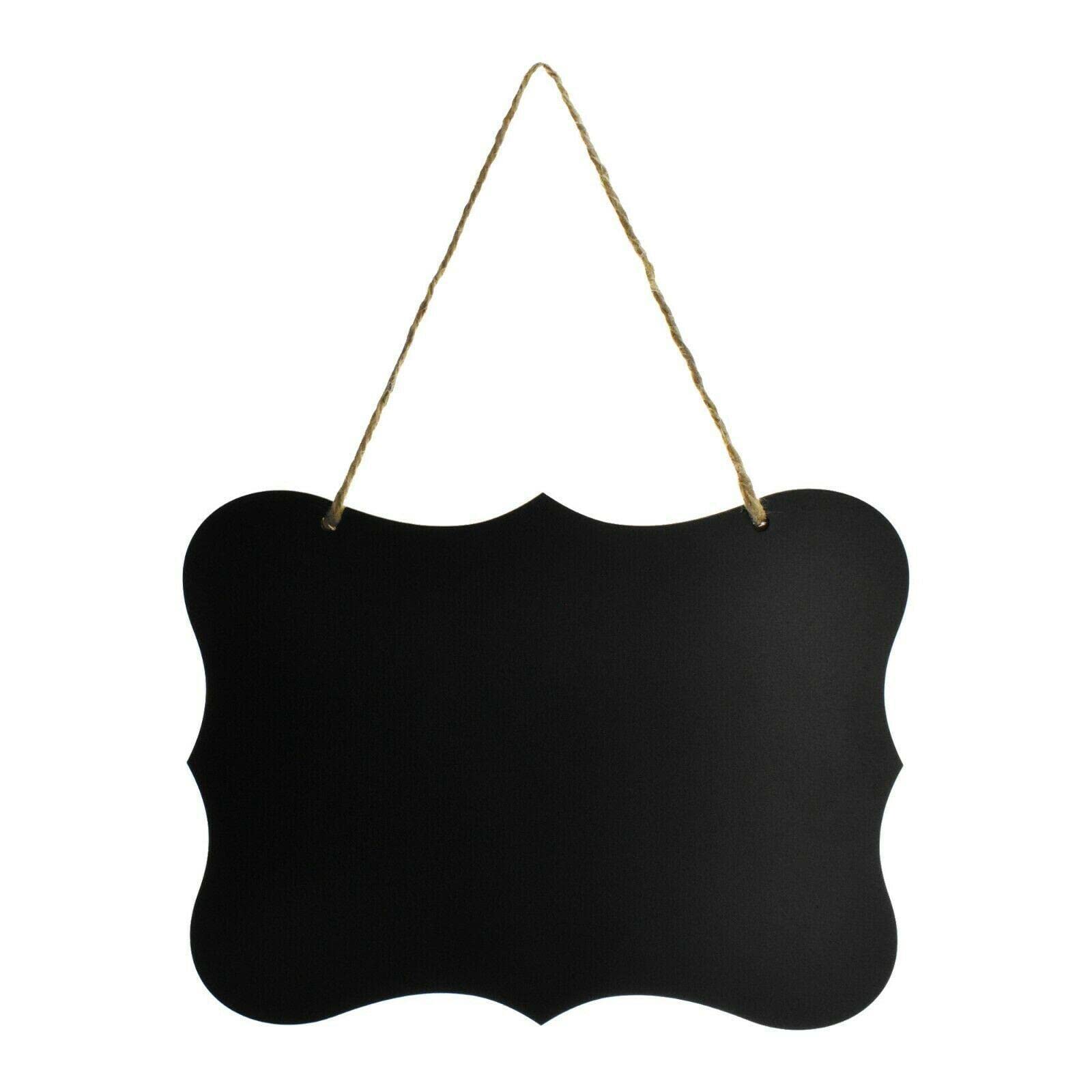 Hanging Scalloped Chalkboard Sign - 8.25
