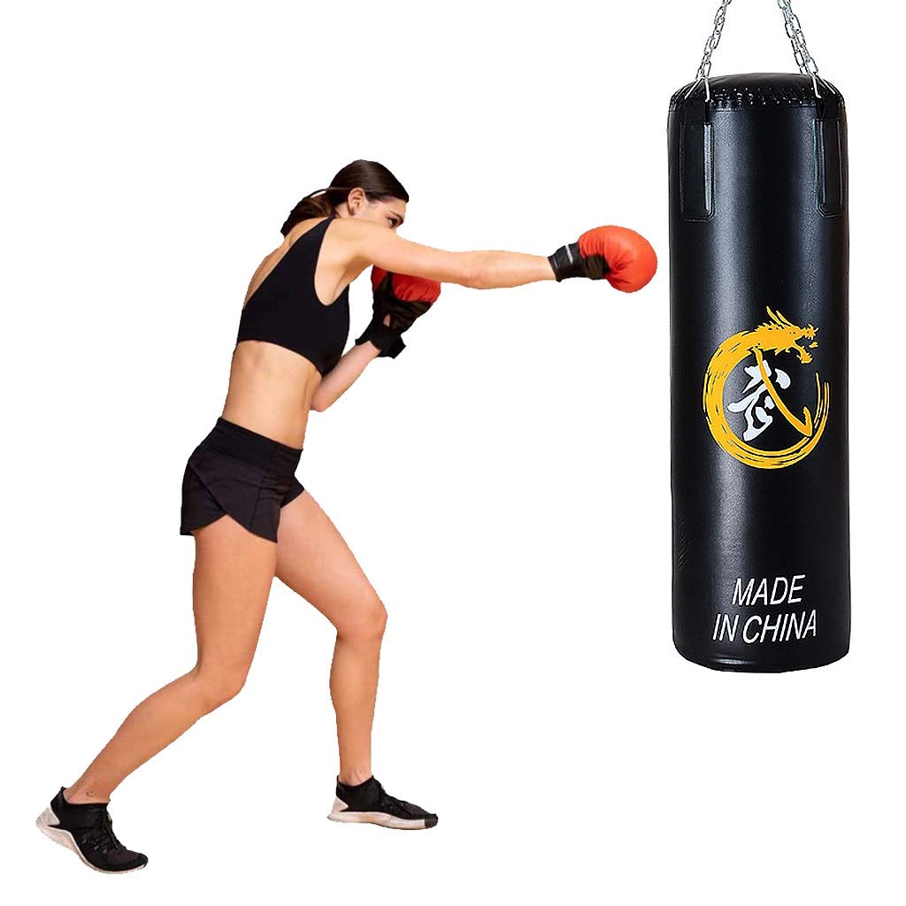 Professional Heavy Duty Boxing Punching Bag for Adults & Kids - Free Standing Kickboxing, Taekwondo, MMA Training Equipment for Home Gym Fitness (Ideal for Boxing, Martial Arts, and Cardio Workouts)