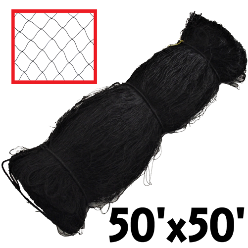 50x50ft Heavy Duty Anti Bird Netting - Durable Poultry Aviary Net for Garden Protection, Fruit Trees & Chicken Coops - UV Resistant Bird Control Mesh for Outdoor Use