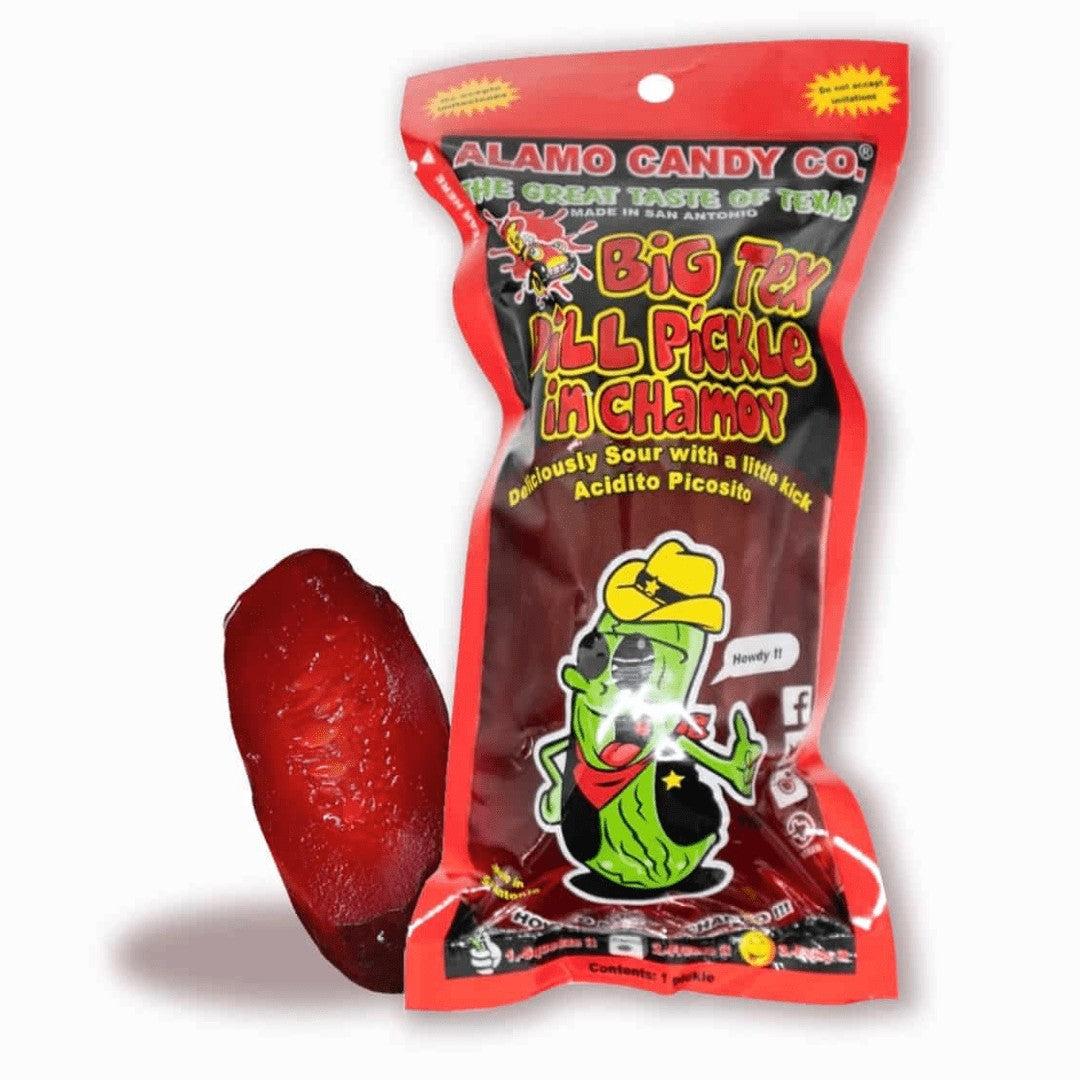 Jack's Dill Pickle with Chamoy - 16oz Resealable Bag | Tangy Spicy Snack for Parties, Picnics & Game Day | Mexican-Inspired Pickle Treat
