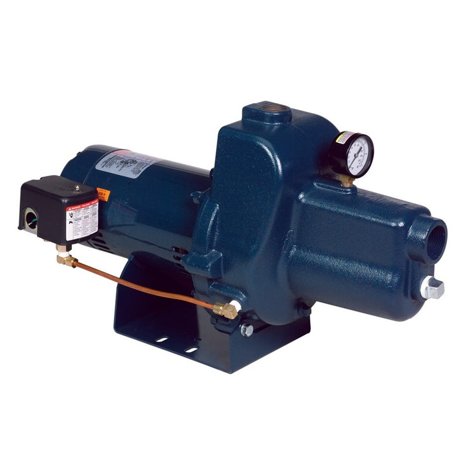 Franklin Electric 91181010 FVJ1CI P 1HP VersaJet Pro 1.65SF 115/230V Single Phase Shallow Well Jet Pump for Home Water Supply, Irrigation & Farm Use