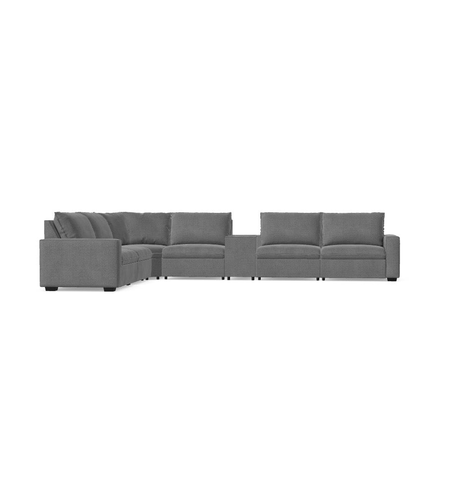 Love Story Modular Sectional Sofa - Custom Design Contemporary Living Room Furniture (Ref: M_LWH3A0) | Perfect for Small Spaces, Apartments & Modern Home Decor