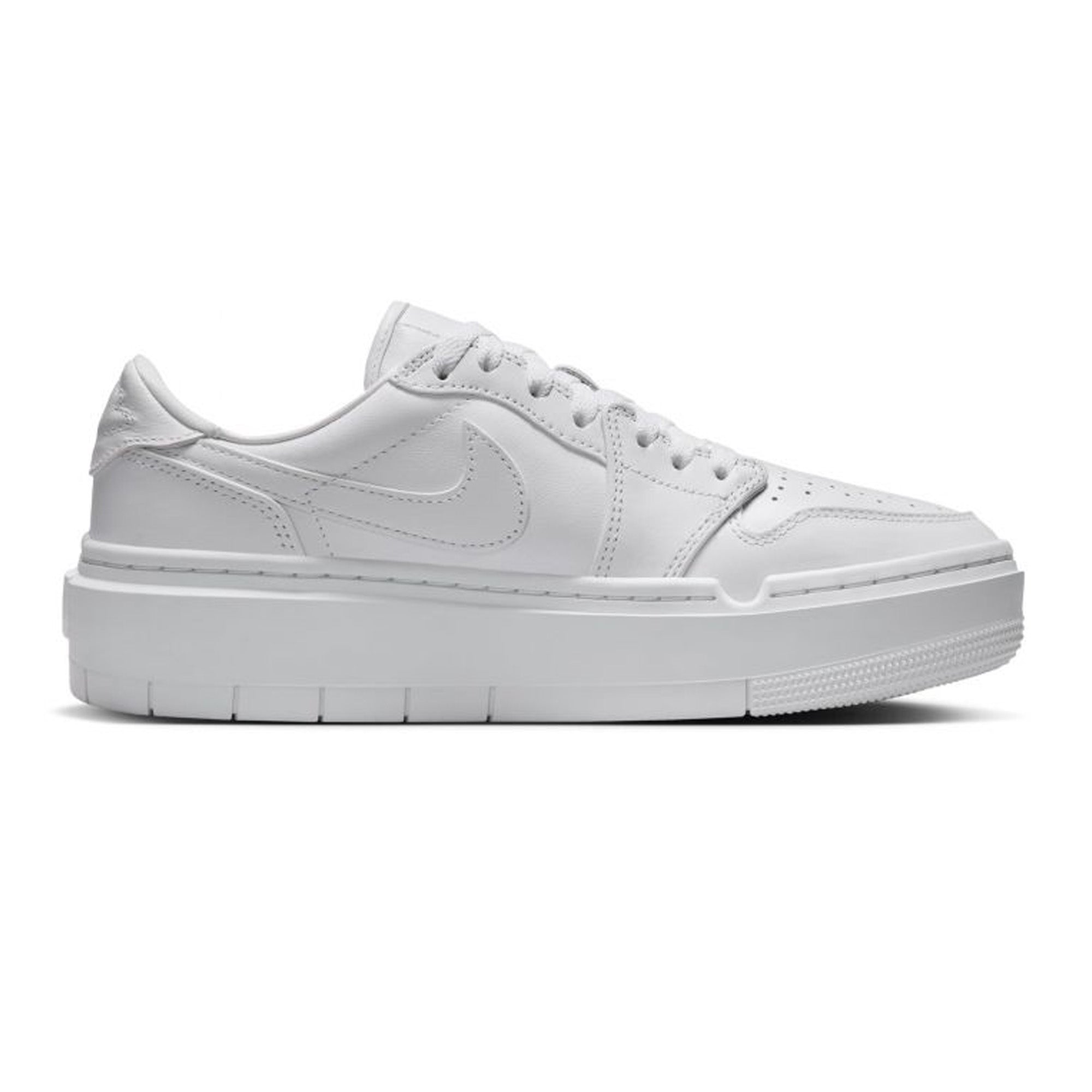 Air Jordan 1 Elevate Low 'Triple White' Women's Sneakers (2022) - White Leather Basketball Shoes for Women - Perfect for Casual Wear, Gym & Street Fashion