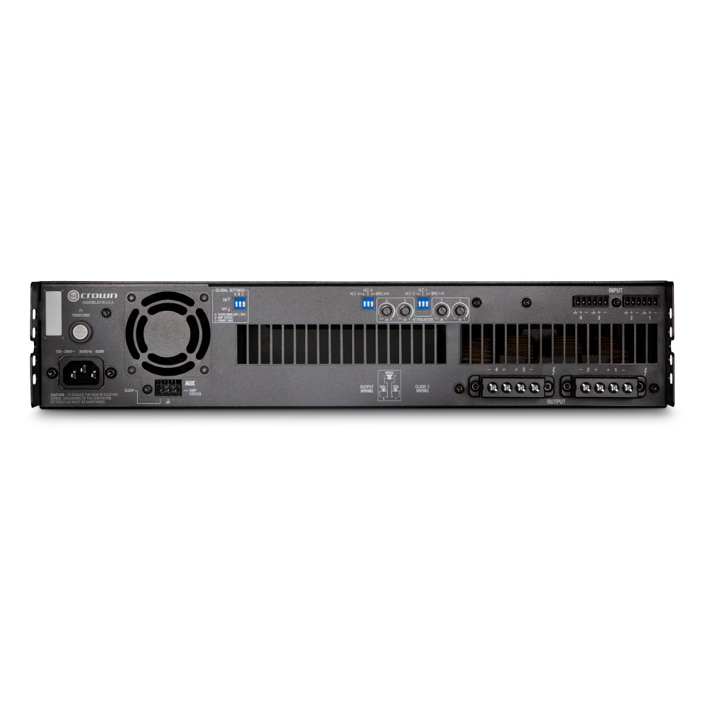 Crown Audio DCI4x300 4 Channel Power Amplifier - 300W per Channel at 8 Ohms | Professional Studio & Live Sound Reinforcement