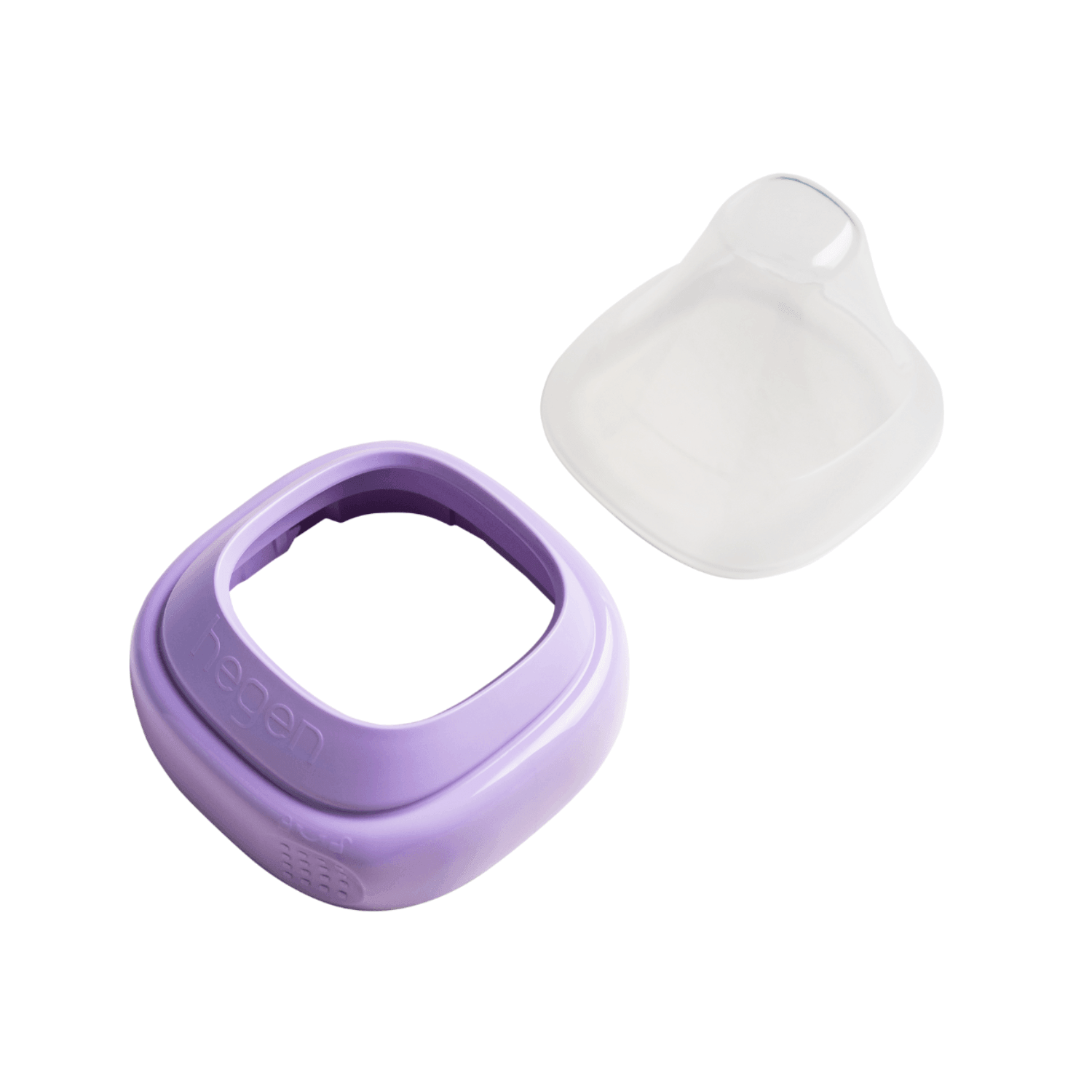 Hegen PCTO™ Dog Collar with Transparent Cover - Purple Pet Accessory for Small & Medium Dogs - Perfect for Daily Walks, Training & Outdoor Adventures