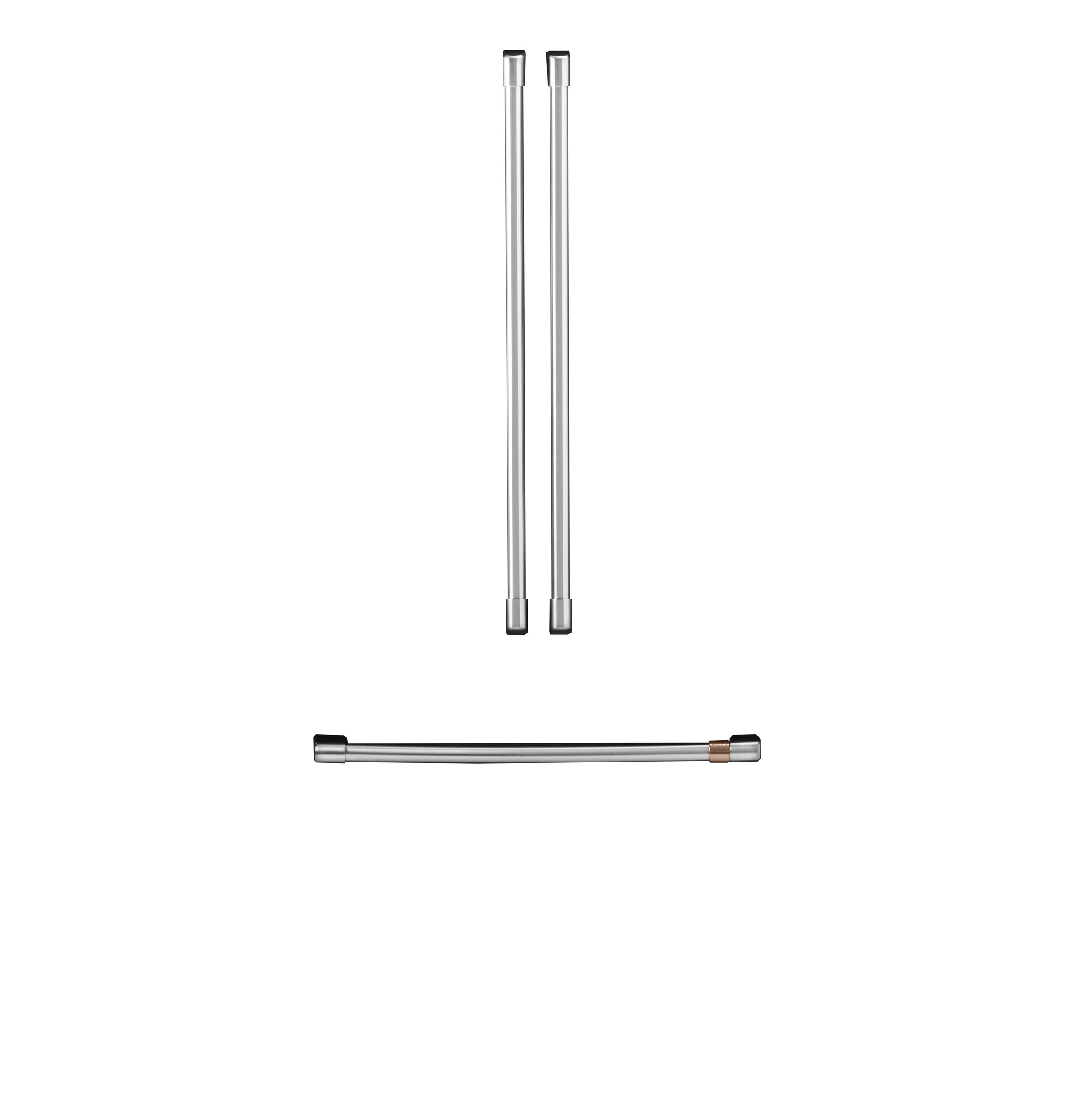 Stainless Steel French Door Refrigerator Handle Kit CXMA3H3PNSS - Durable Replacement Handles for Café Appliances - Perfect for Kitchen Upgrades & Modern Home Decor
