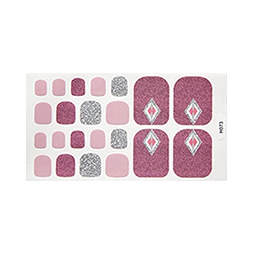 Summer Sandal Toe Nail Stickers - Star Moon & Hot Gold Designs | Self-Adhesive Foot Nail Art Decals for Pedicures, Beach Vacations & Pool Parties