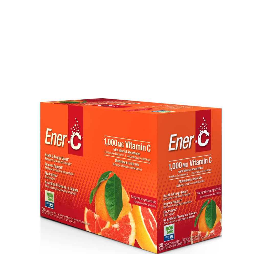 Ener-C Multivitamin Drink Mix - Tangerine Grapefruit Flavor | Immune Support & Energy Booster | Perfect for Workouts, Travel & Daily Wellness