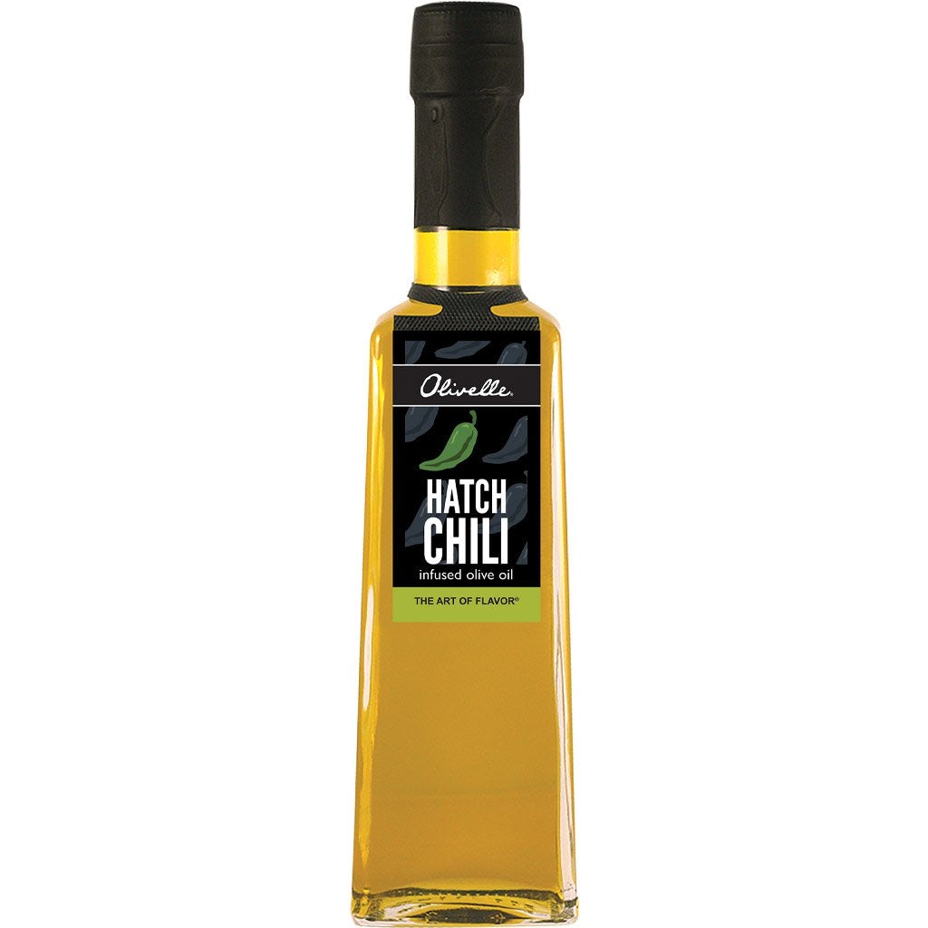Premium Green Chile Infused Olive Oil - Spicy Gourmet Cooking Oil for Pasta, Pizza & Grilling - Artisan Southwest Flavored Oil for Dipping, Drizzling & Marinades