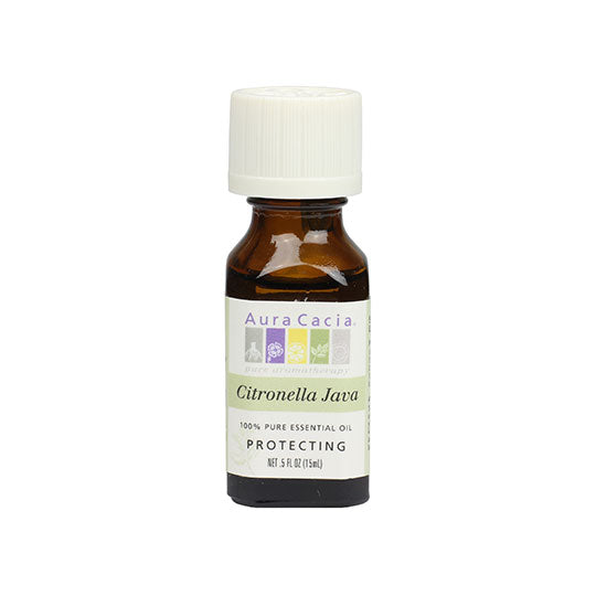 Pure Citronella Java Essential Oil - 0.5 oz (15ml) - Natural Insect Repellent & Aromatherapy Oil for Outdoor, Camping, and Home Use