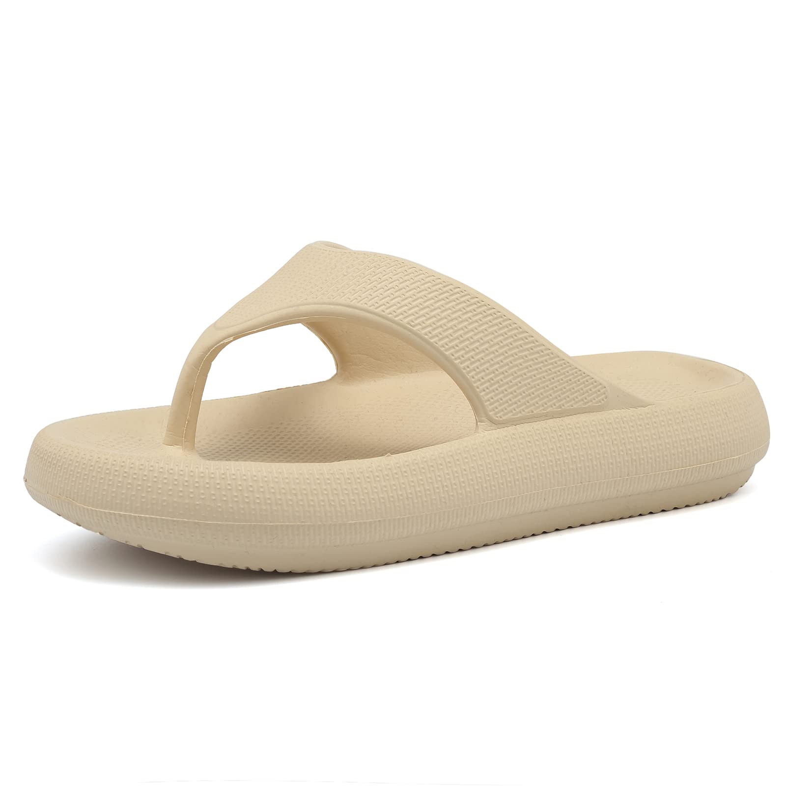 EQUICK Cloud Slides Pillow Slippers for Women & Men - Ultra Soft Cushioned Bathroom Sandals with Thick Sole | Indoor Outdoor Shower Slippers | Perfect for Home, Spa, Poolside & Travel Comfort