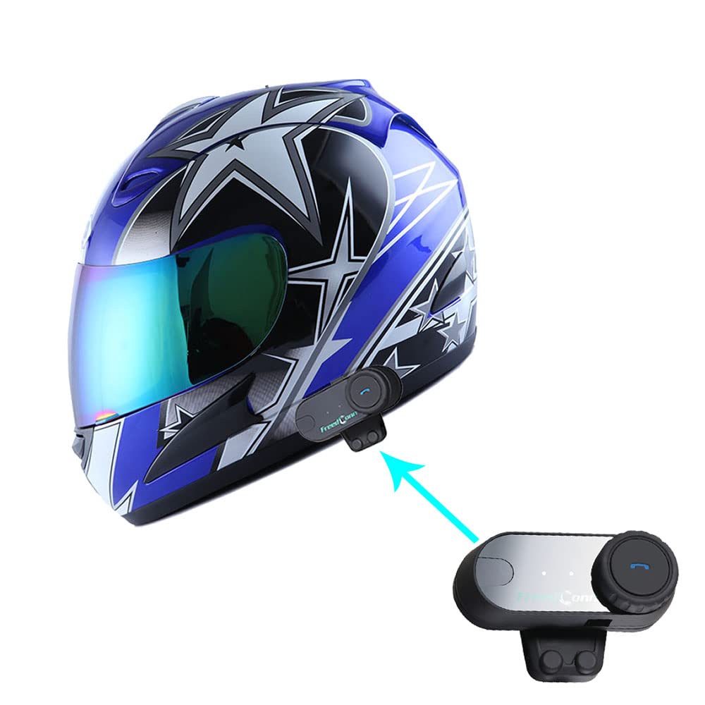 WOW Motorcycle Street Bike Full Face Helmet - DOT Certified, Lightweight & Ventilated for Men & Women - Perfect for Cruiser, Sport Bike & Urban Commuting
