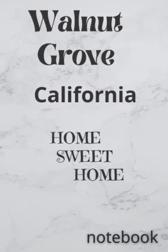 Walnut Grove California Home Decor - Rustic Farmhouse Style Wall Art for Living Room, Bedroom & Office - Perfect Gift for Housewarming, Wedding & Holidays