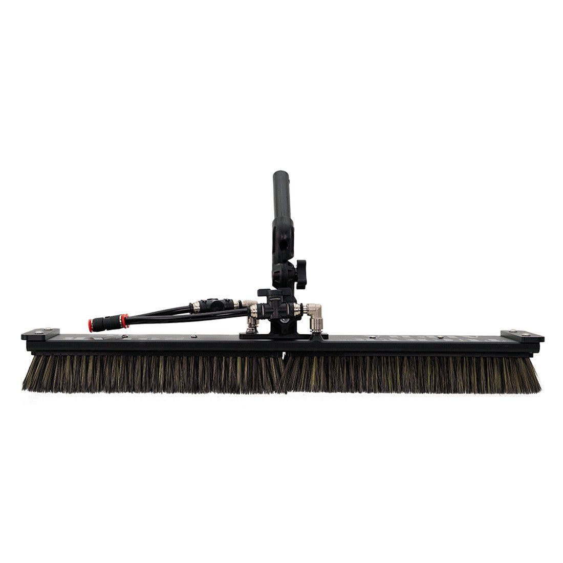 Tucker Alpha Honey Badger Solar Brush - 20 Inch Outdoor Cleaning Tool for Patio, Deck, and Driveway - Eco-Friendly Solar-Powered Bristle Brush