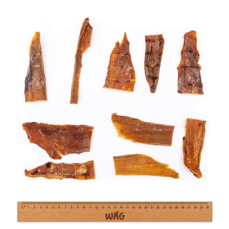 Premium WAG Fish Jerky Air-Dried Dog Treats - 200g Natural Protein Snack for Small & Large Dogs - Perfect for Training Rewards and Dental Health
