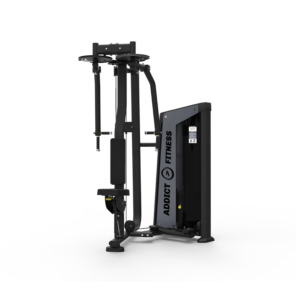 Rear Delt/Pec Fly Selectorized Machine - Gym Strength Training Equipment for Shoulder & Chest Workouts - Perfect for Home & Commercial Gyms