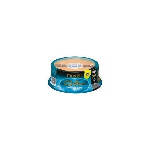 80-Minute 700MB 48X CD-R Spindle - 25 Pack - Blank Recordable Discs for Music, Data Backup & Archiving - Compatible with CD Burners & Players