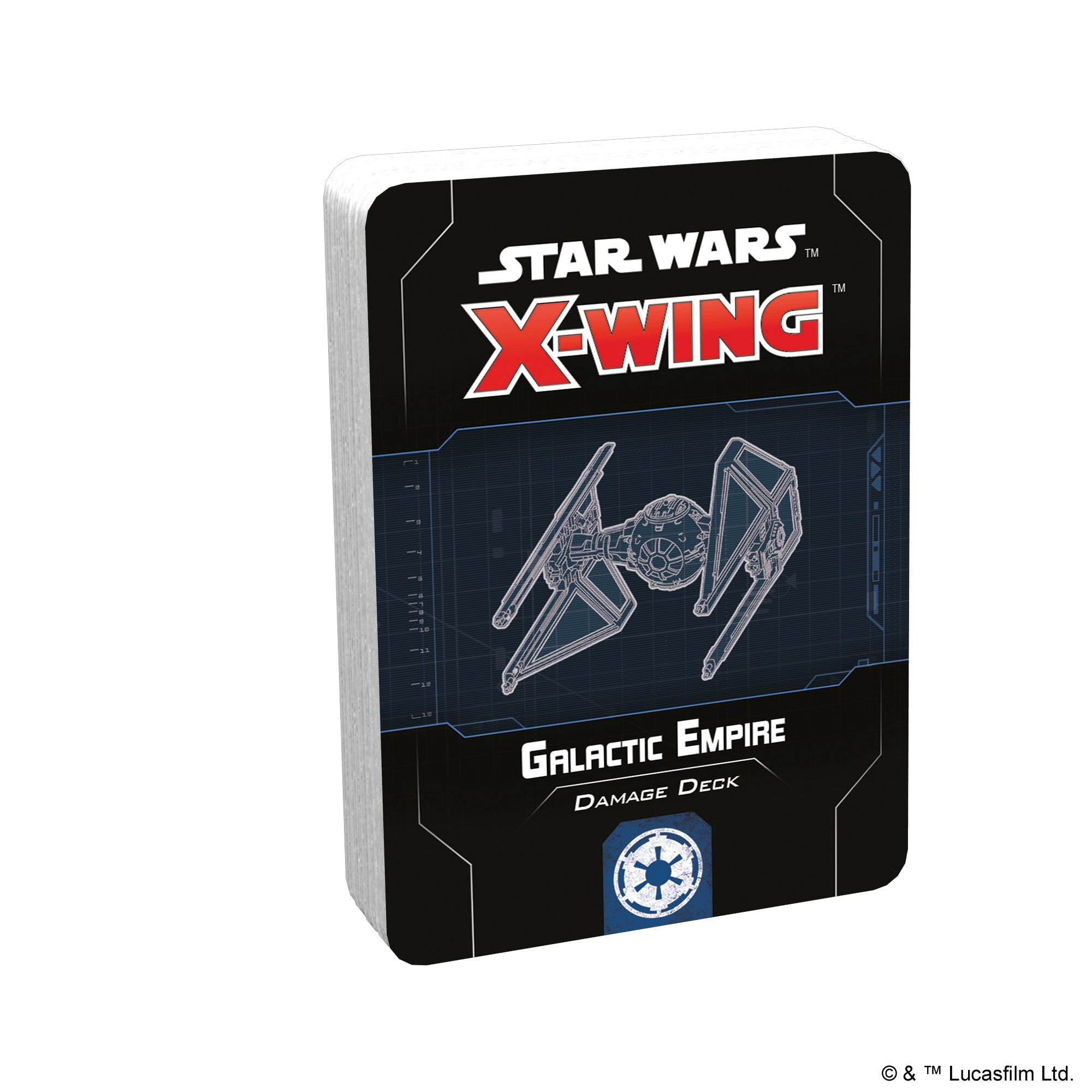 Star Wars X-Wing Miniatures Game 2nd Edition: Galactic Empire Damage Deck - Perfect for Tabletop Battles & Collectors