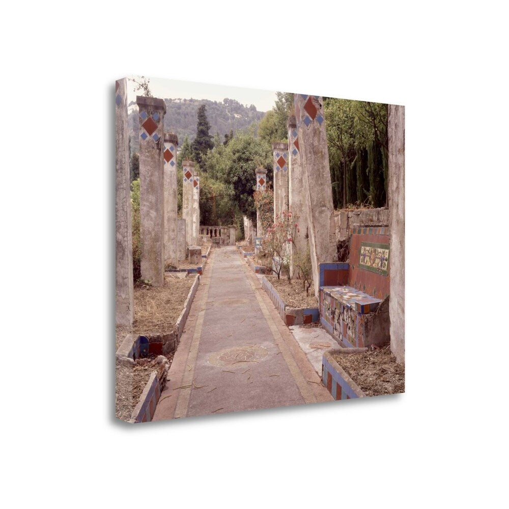 Banc De Jardin 8 by Alan Blaustein - Premium Fine Art Giclee Print on Gallery Wrap Canvas, Ready to Hang Wall Decor - Perfect for Living Room, Bedroom & Office Art Display