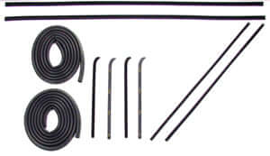 Weatherproof Door Seal Kit for Chevy GMC 1960-1963 - 10-Piece Set with Glassruns, Beltlines & Metal Frame Seals (Left & Right) | Perfect for Classic Car Restoration & Winter Protection