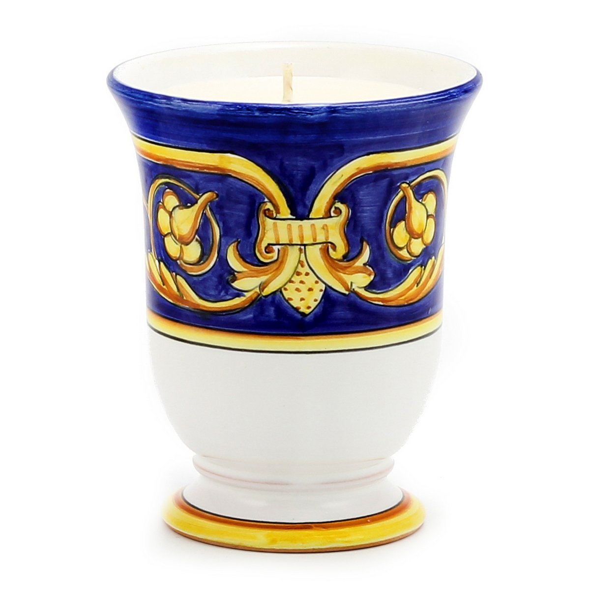 DERUTA CANDLES: Bell Cup PRINCIPATO Design Milano Vanilla Scented Candle - Home Decor, Gift Idea for Housewarming & Relaxation