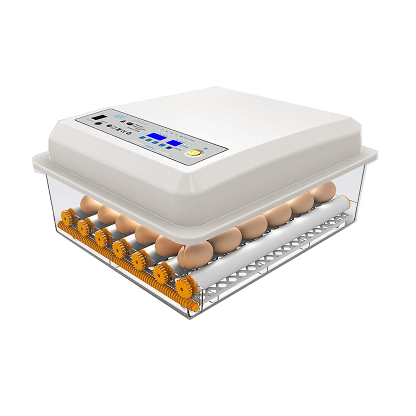 Automatic Egg Incubator for 6-36 Eggs - Poultry Hatcher Machine with Digital Temperature Control & LED Candler - Perfect for Chicken, Quail, Duck Eggs - Ideal for Home, Classroom, and Laboratory Use