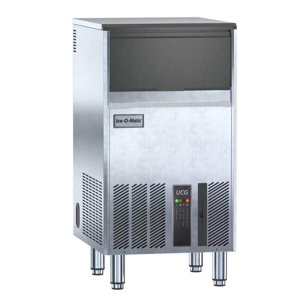 Commercial Undercounter Ice Maker Machine - 60 lbs Daily Output, Stainless Steel, Energy Efficient for Restaurants, Bars, Cafes & Home Use