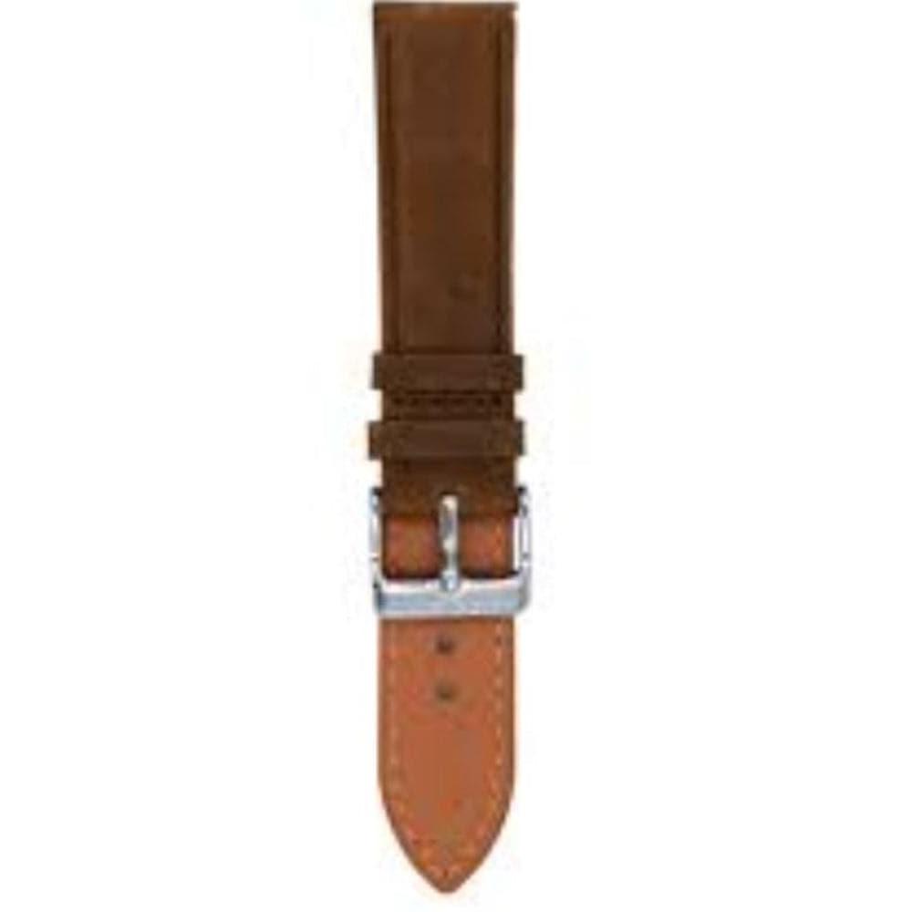 Aries Gold Brown AG L0016 22mm Genuine Leather Watch Strap - Perfect for Casual & Dress Watches, Office & Everyday Wear