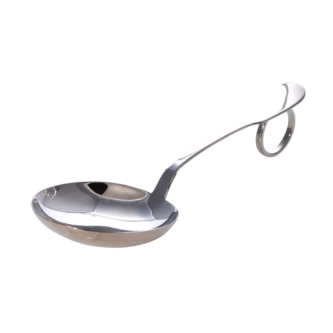 Sterling Silver Oyster Spoon - Premium 925 Silver Seafood Utensil for Oysters, Clams & Shellfish - Elegant Tableware for Fine Dining & Seafood Restaurants