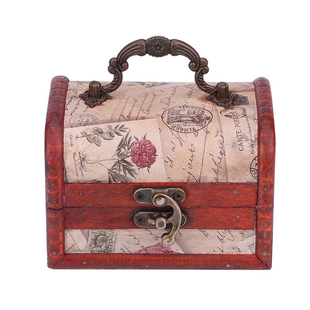 Wooden Jewelry Box for Necklace & Bracelet - Classic Storage Case for Gifts & Travel