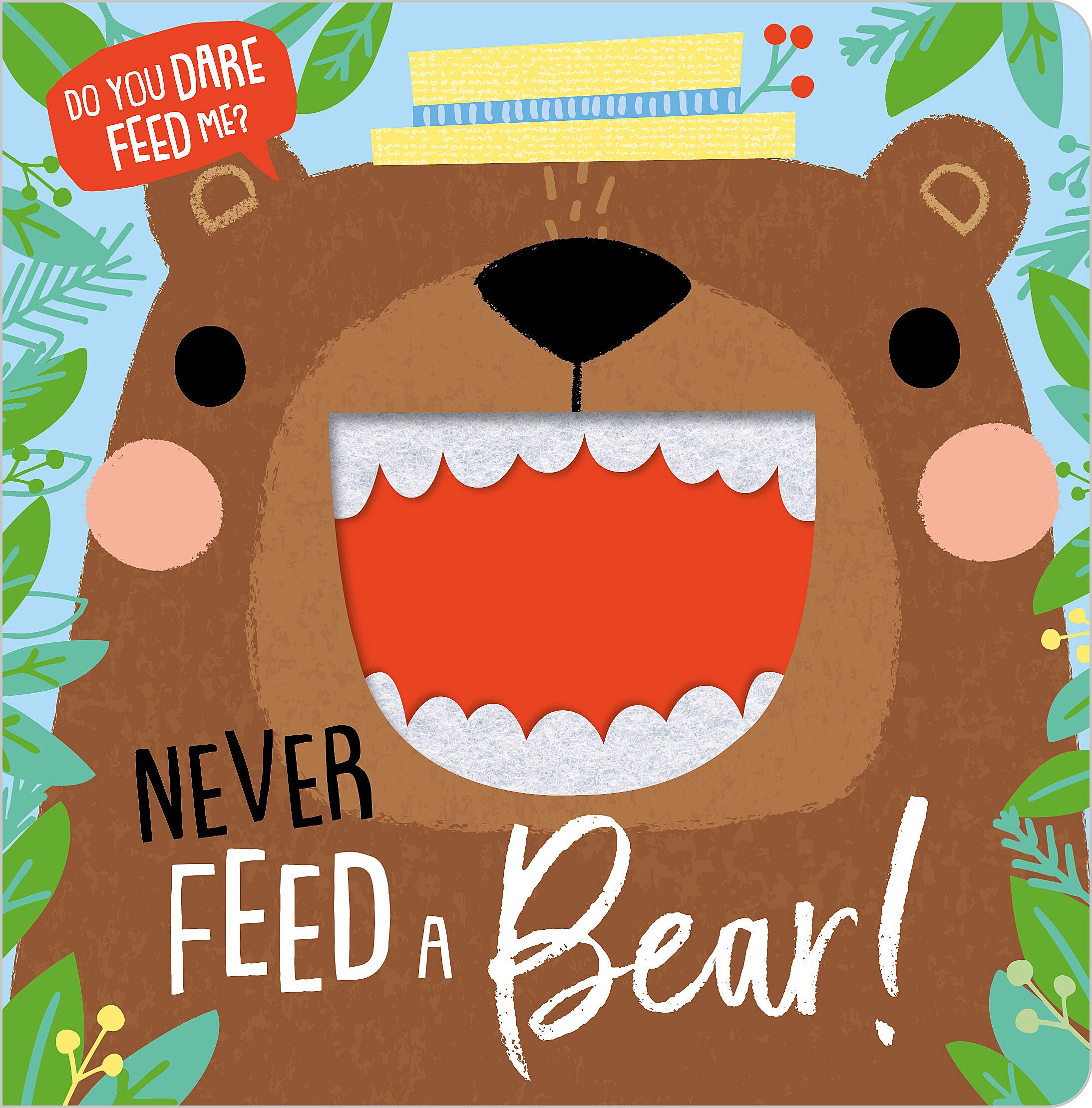 Never Feed a Bear! Felt Teeth Toy for Kids Pretend Play