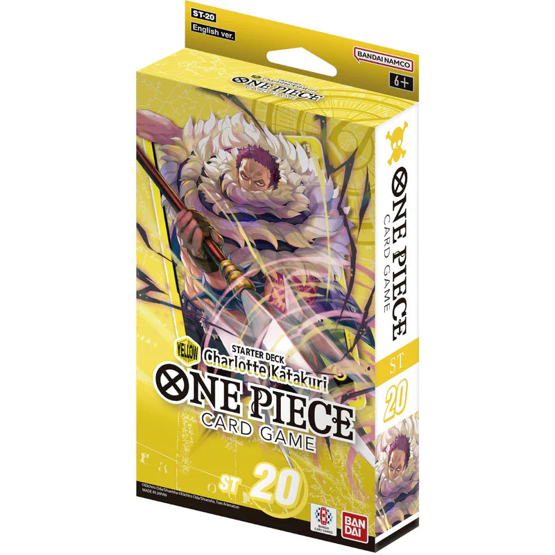 One Piece TCG: Charlotte Katakuri Starter Deck (ST-20) - Yellow Deck for Collectors & Players | Perfect for Tournaments & Casual Gaming