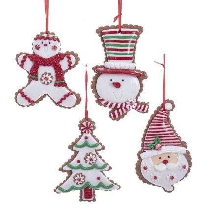 4.5 Inch Holiday Gingerbread Cut Out Ornament - Christmas Tree Decor, DIY Cookie Cutter for Festive Baking & Home Decoration