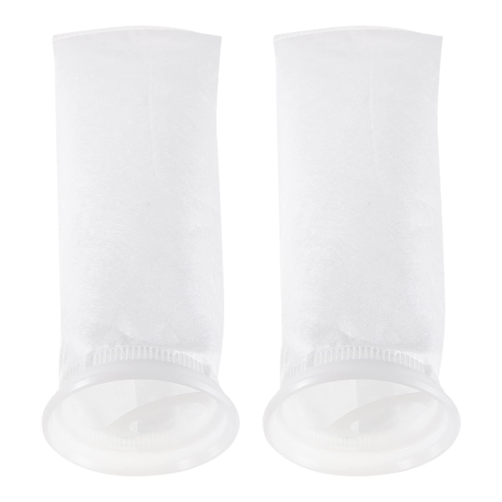 iplusmile 200 Micron Fine Mesh Strainer Filter Socks - 2 Pack PP Media Filter Bags for Aquarium, Fish Tank & Pond - Perfect for Water Filtration, Charcoal Filtering and Debris Removal in Home Aquariums