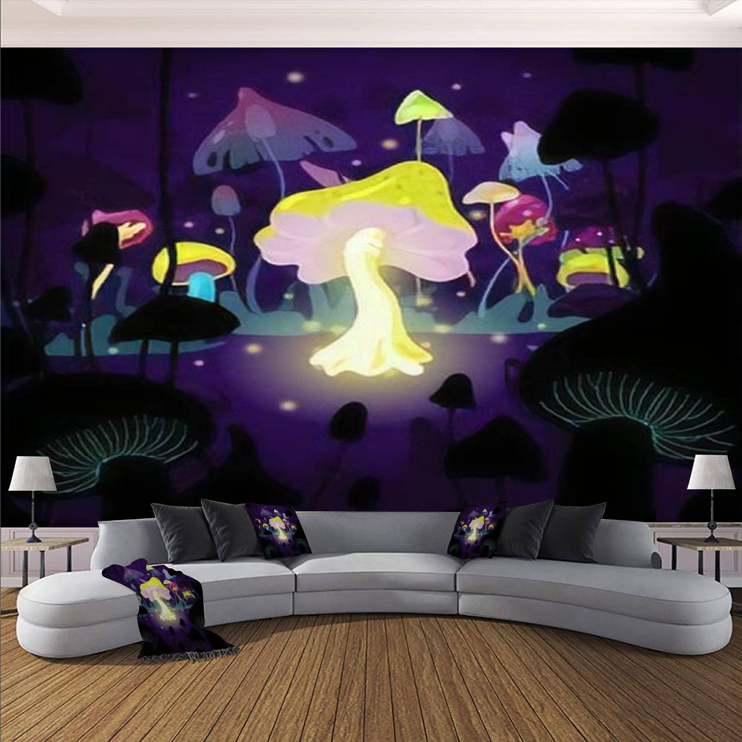 3D Mystery Landscape Secret Forest Peel and Stick Wallpaper - Modern Removable Self-Adhesive PVC Wall Mural Stickers for Living Room & Bedroom Decor | Perfect for Home, Office & Nursery Wall Design