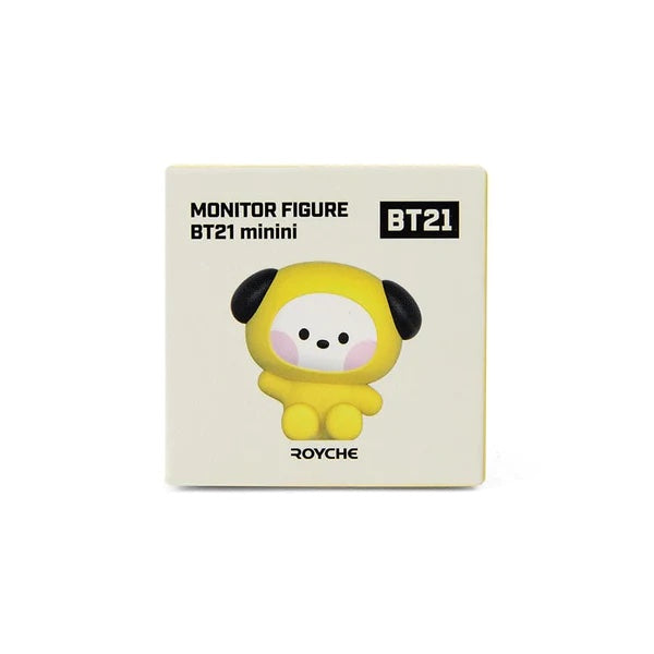 BT21 Chimmy Mini Monitor Figure - Cute Collectible Desk Decor for K-Pop Fans, Office & Home Display