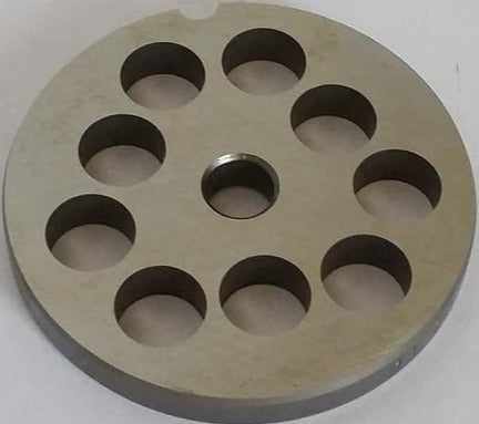 #22 Meat Grinder Plates and Knives Set with Spacer - Heavy Duty Stainless Steel Grinding Discs for Home Kitchen, Butcher Shop & Commercial Use