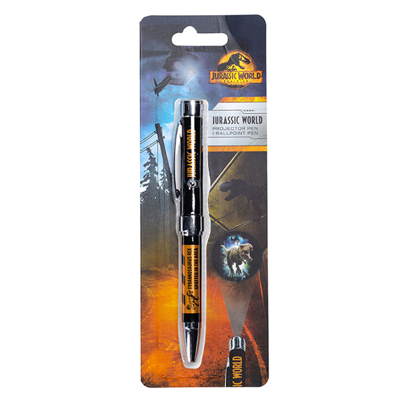 Jurassic World Dinosaur Projector Pen - 3D LED Light Projector for Kids, Cool Educational Toy with 16 Dinosaur Images - Perfect for Bedtime Stories, Classroom Learning & Party Favors