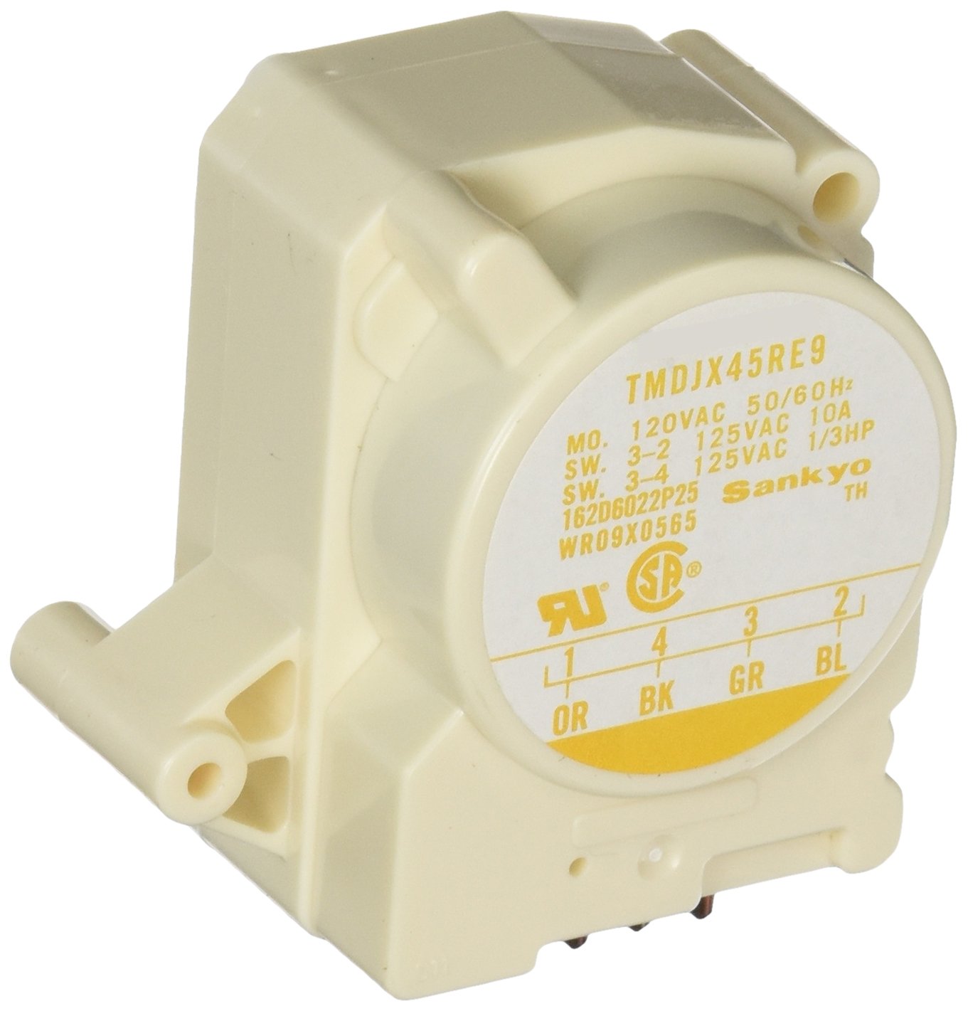 GE WR9X565 Refrigerator Defrost Timer Replacement Part - Compatible with GE, Hotpoint & More - Perfect for Home Appliance Repair & Maintenance