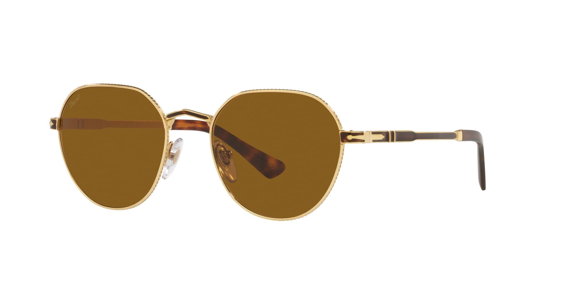 Persol PO2486S Hexagonal Sunglasses for Men & Women - Polarized UV Protection - Classic Retro Style - Perfect for Driving, Travel & Outdoor Activities