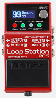 Boss RC-5 Loop Station Compact Pedal - Professional Guitar Effects Pedal for Live Performance & Music Creation