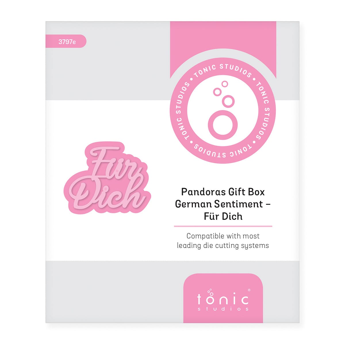 Tonic Studios Pandora's Gift Box German Sentiment 